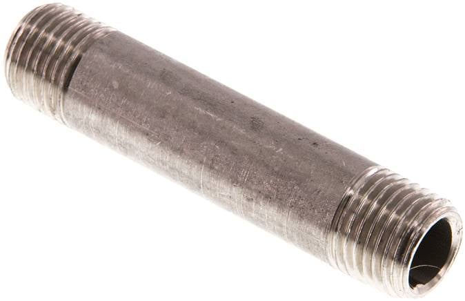 Partbase RONI 14/60 ES Rohrdoppelnippel R 1/4"-60mm, 1.4571
