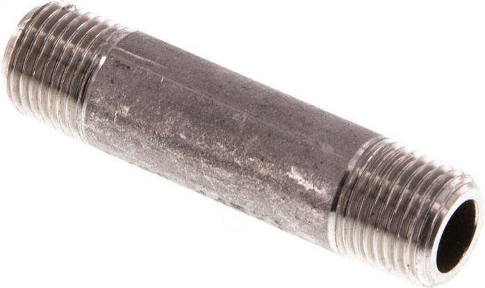 Partbase RONI 18/40 ES Rohrdoppelnippel R 1/8"-40mm, 1.4571
