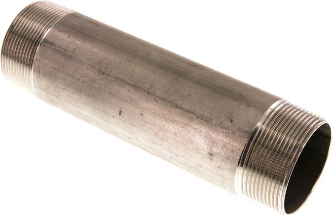Partbase RONI 20/200 ES Rohrdoppelnippel R 2"-200mm, 1.4571