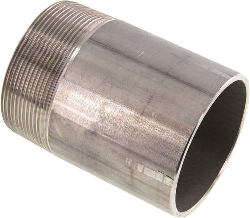 Partbase RONI 212/100 AS ES Anschweißnippel R 2-1/2"-100mm-76,1mm, 1.4571