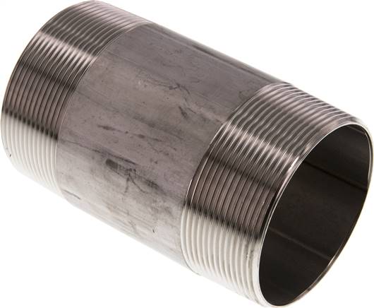 Partbase RONI 212/120 ES Rohrdoppelnippel R 2-1/2"-120mm, 1.4571
