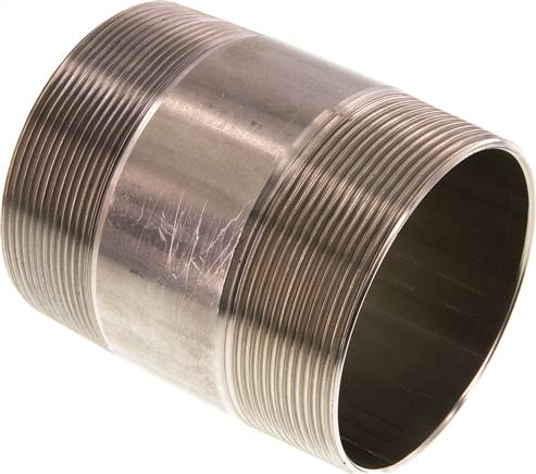 Partbase RONI 30/100 ES Rohrdoppelnippel R 3"-100mm, 1.4571