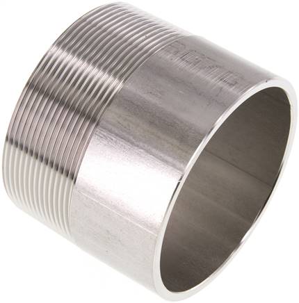 Partbase RONI 30/70 AS ES Anschweißnippel R 3"-70mm-88,9mm, 1.4571