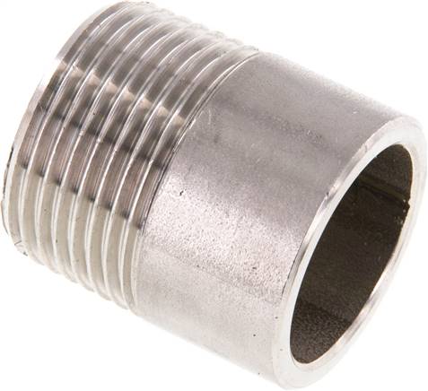 Partbase RONI 34/30 AS ES Anschweißnippel R 3/4"-30mm-26,9mm, 1.4571
