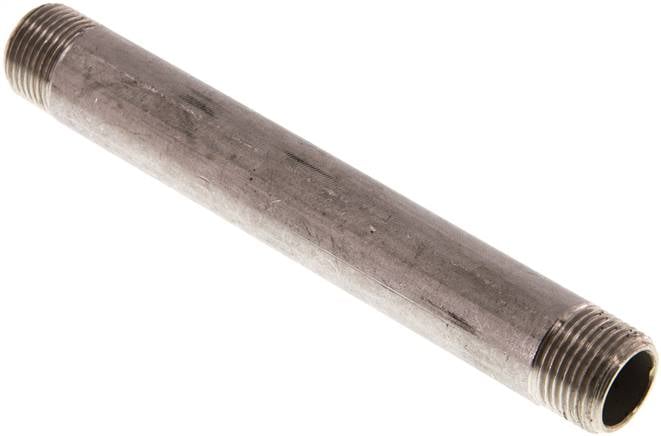 Partbase RONI 38/120 ES Rohrdoppelnippel R 3/8"-120mm, 1.4571