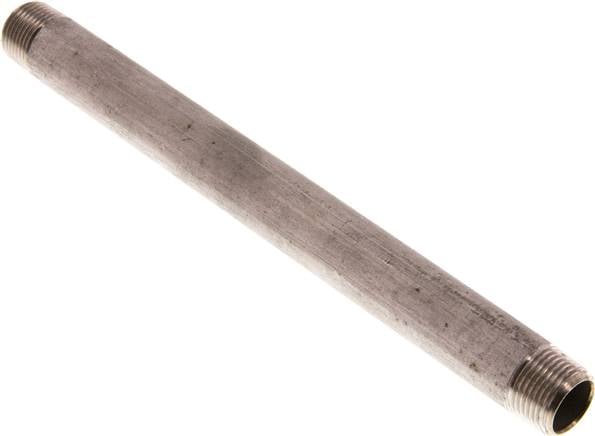 Partbase RONI 38/180 ES Rohrdoppelnippel R 3/8"-180mm, 1.4571