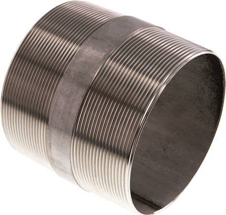 Partbase RONI 40/100 ES Rohrdoppelnippel R 4"-100mm, 1.4571