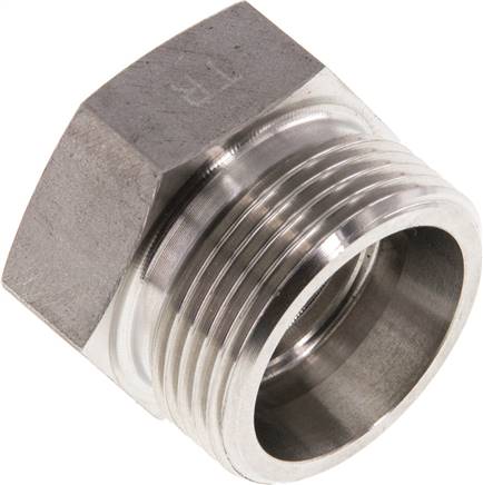 Partbase ROV 18 L ES Verschlussverschraubung für Rohre 18 L (M26x1,5), 1.4571
