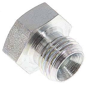 Partbase ROV 1/4 Verschlussverschraubung, 60° Kegel G 1/4", Stahl verzinkt