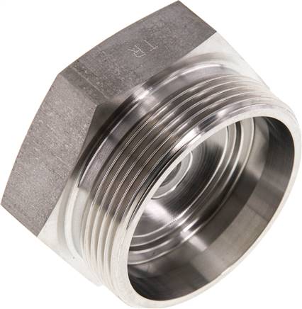 Partbase ROV 42 L ES Verschlussverschraubung für Rohre 42 L (M52x2), 1.4571