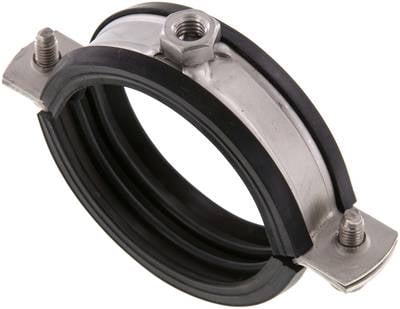 Partbase RS 67 G ESM8 Rohrschelle, 64 - 67mm, 1.4404, mit Einlage