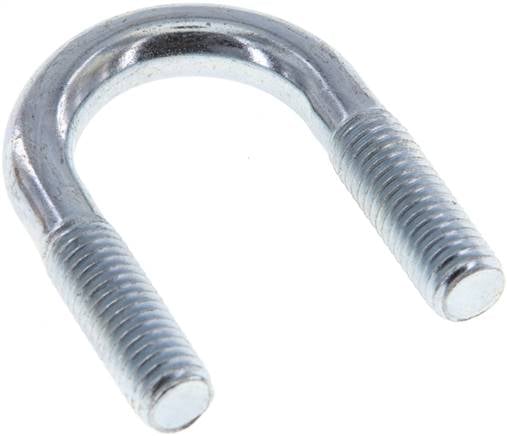 Partbase RSB 15 Rundstahlbügel, M 8, 21,3mm, Stahl verzinkt