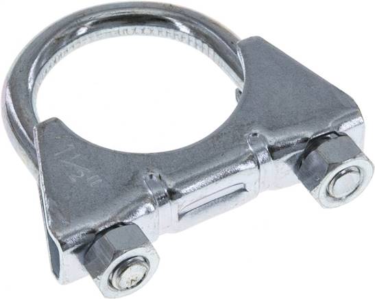 Partbase RSBK 38 Bügelschelle komplett, 38mm, Stahl verzinkt