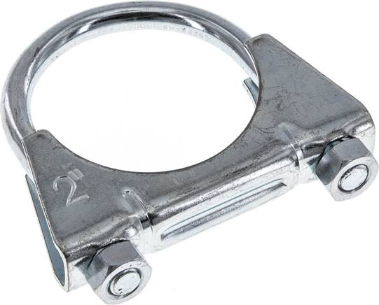 Partbase RSBK 50 Bügelschelle komplett, 50mm, Stahl verzinkt