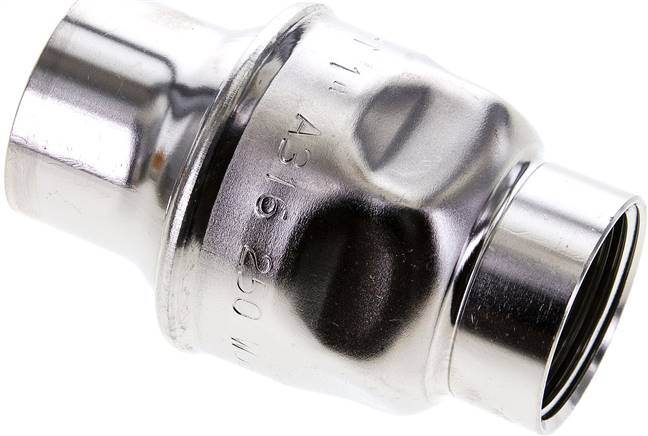 Partbase RUCK 10 ES 4A-NPT Rückschlagventil (leicht), NPT 1", PN 16, 1.4401