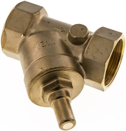 Partbase RUCK 112 SS/10-V Schrägsitz-Rückschlagventil, Rp 1-1/2", FKM-Dichtung, Messing