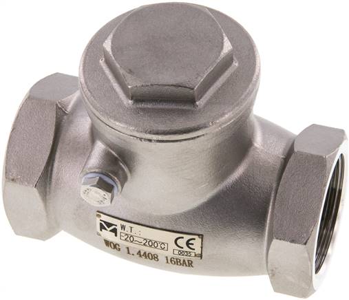 Partbase RUCK 114 S ES E Edelstahl-Rückschlagklappe G 1-1/4", PN 16