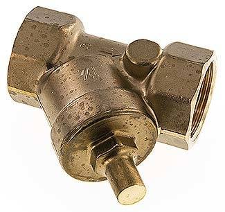 Partbase RUCK 114 SS/10-V Schrägsitz-Rückschlagventil, Rp 1-1/4", FKM-Dichtung, Messing