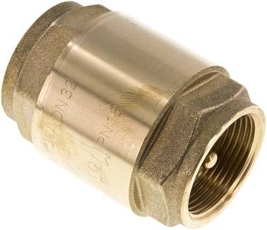 Partbase RUCK 114 VU Rückschlagventil (Vakuum), G 1-1/4", -0,95 bis 18 bar, Messing