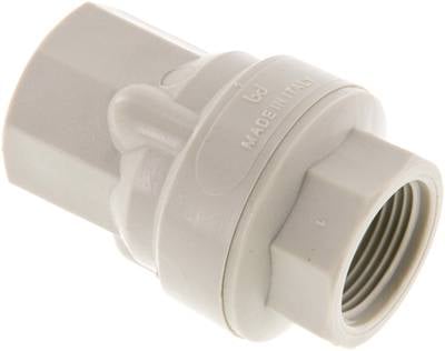 Partbase RUCK 34 PP Rückschlagventil (leicht), G 3/4", PN 6, Polypropylen