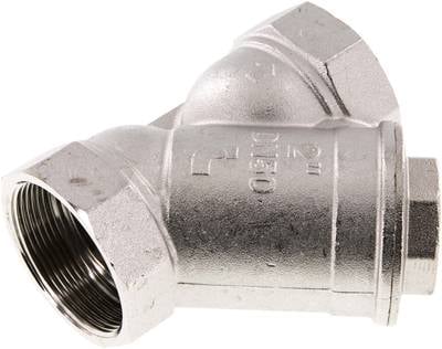 Partbase SF 20 MSV Schmutzfänger G 2", -0,99 bis 20bar, Messing vernickelt