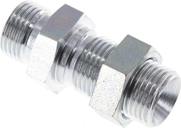 Partbase SN 1212 HD Schottnippel, 60°-Kegel G 1/2", Stahl verzinkt