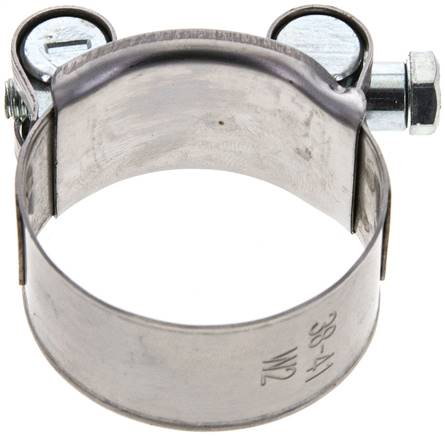 Partbase SSB 41 ES E 20mm Eco-Gelenkbolzenschelle, 38 - 41mm, 1.4016 (W2)