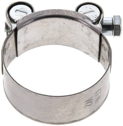 Partbase SSB 46 ES E 20mm Eco-Gelenkbolzenschelle, 43 - 46mm, 1.4016 (W2)
