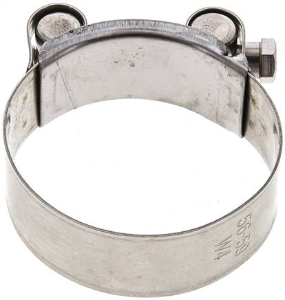 Partbase SSB 59 ES2A E 22mm Eco-Gelenkbolzenschelle, 56 - 59mm, 1.4301 (W4)