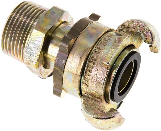 Partbase SSGA 10 Sicherheits-Kompressorkuppl. G 1"(AG), Temperguss verzinkt