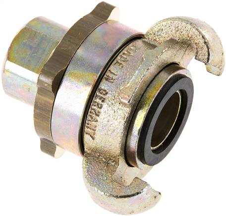 Partbase SSGI 38 Sicherheits-Kompressorkuppl. G 3/8"(IG), Temperguss verzinkt
