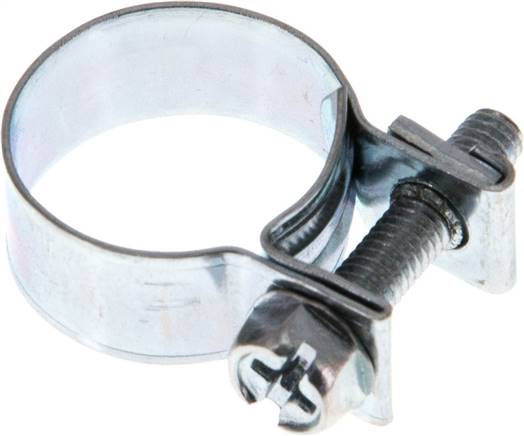 Partbase SSM 18 9mm Mini-Schlauchschelle, 16 - 18mm, Stahl verzinkt (W1)