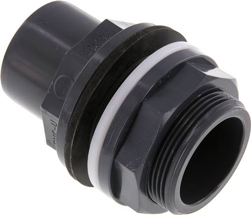 Partbase SV 4050134 PVC Klebe-Schottverschraubung 40x50mm, G 1-3/4" AG