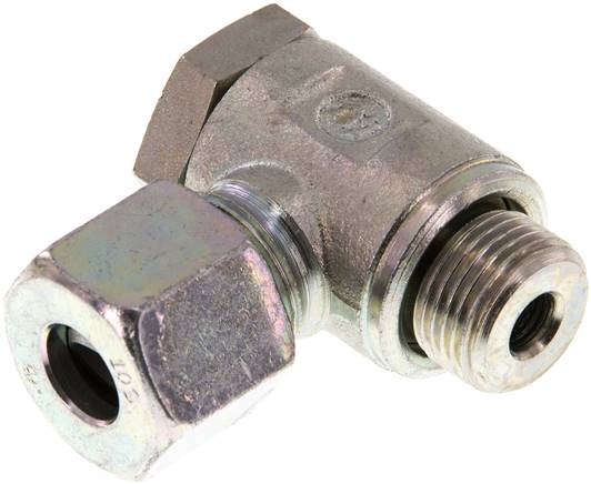 Partbase SWVE 10 SR Winkel-Schwenkverschraubung G 3/8"-10 S (M18x1,5), Stahl verzinkt