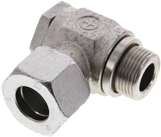 Partbase SWVE 20 SR Winkel-Schwenkverschraubung G 3/4"-20 S (M30x2), Stahl verzinkt