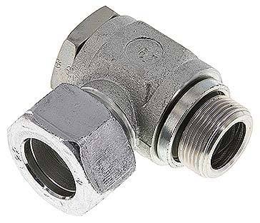 Partbase SWVE 22 LM Winkel-Schwenkverschraubung M 26x1,5-22 L (M30x2), Stahl verzinkt
