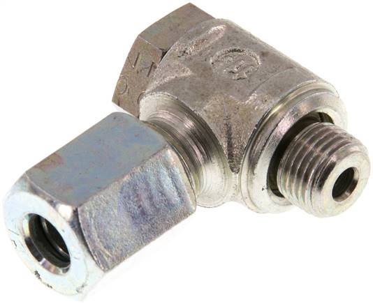 Partbase SWVE 6 LR Winkel-Schwenkverschraubung G 1/8"-6 L (M12x1,5), Stahl verzinkt