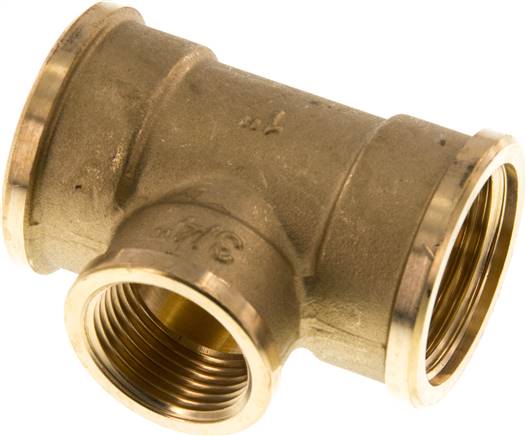 Partbase T 103410 MS T-Stück Rp 1"-Rp 3/4"-Rp 1" (IG), Messing