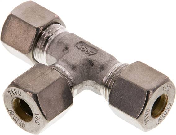 Partbase T 10 S NC T-Schneidringverschraubung 10 S (M18x1,5), Klemmring 1.4571 (NC)