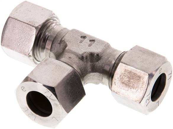 Partbase T 12 L ES T-Schneidringverschraubung 12 L (M18x1,5), 1.4571