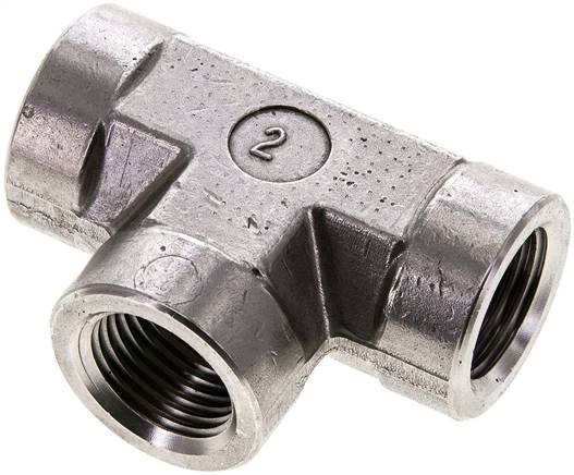 Partbase T 12 NPT ES Hochdruck T-Stück NPT 1/2" (IG), V4A
