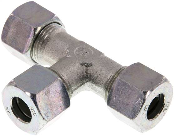 Partbase T 12 S T-Schneidringverschraubung 12 S (M20x1,5), Stahl verzinkt