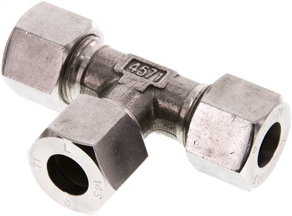 Partbase T 14 S ES T-Schneidringverschraubung 14 S (M22x1,5), 1.4571