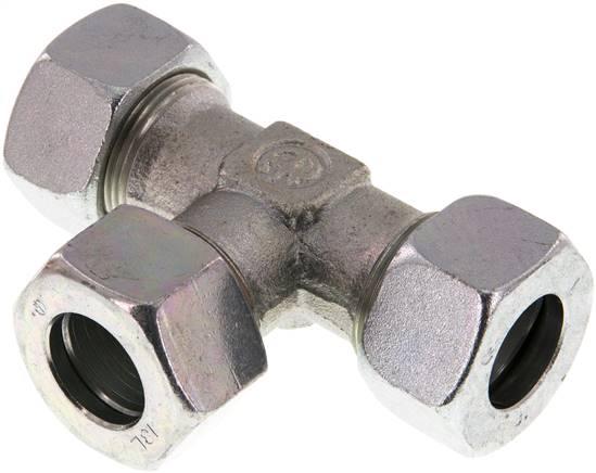 Partbase T 18 L T-Schneidringverschraubung 18 L (M26x1,5), Stahl verzinkt