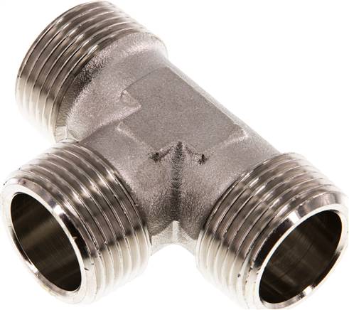 Partbase TA 10 MSV T-Stück R 1" (AG), Messing vernickelt