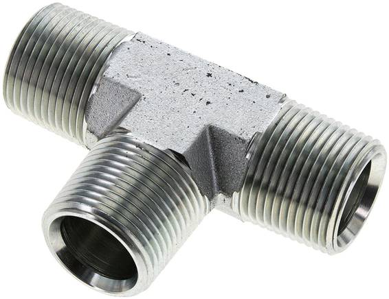 Partbase TA 10 NPT T-Stück NPT 1" (AG), Stahl verzinkt