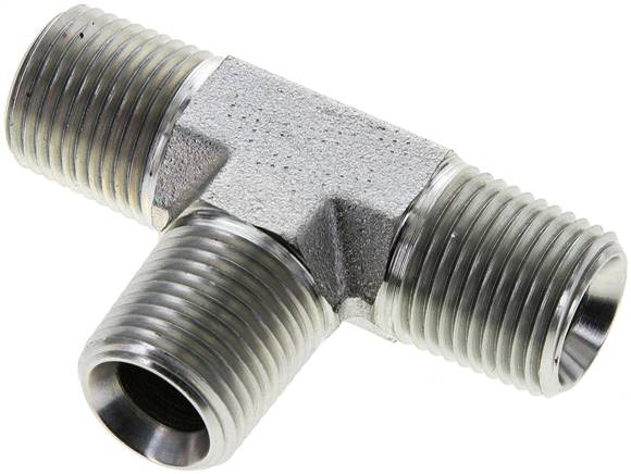 Partbase TA 12 NPT T-Stück NPT 1/2" (AG), Stahl verzinkt