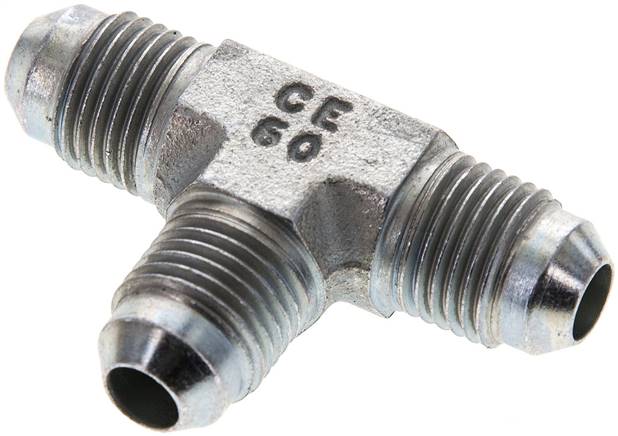 Partbase TA 1/2 JIC T-Stück,UNF 1/2"-20 AG (JIC), Stahl verzinkt