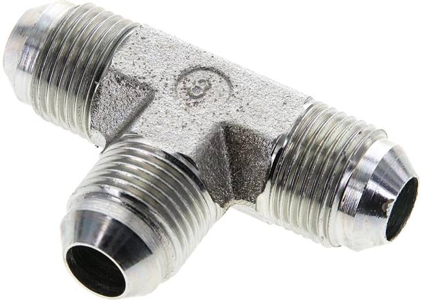 Partbase TA 3/4 JIC T-Stück,UNF 3/4"-16 AG (JIC), Stahl verzinkt