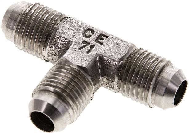 Partbase TA 9/16 JIC ES T-Stück,UNF 9/16"-18 AG (JIC), V4A